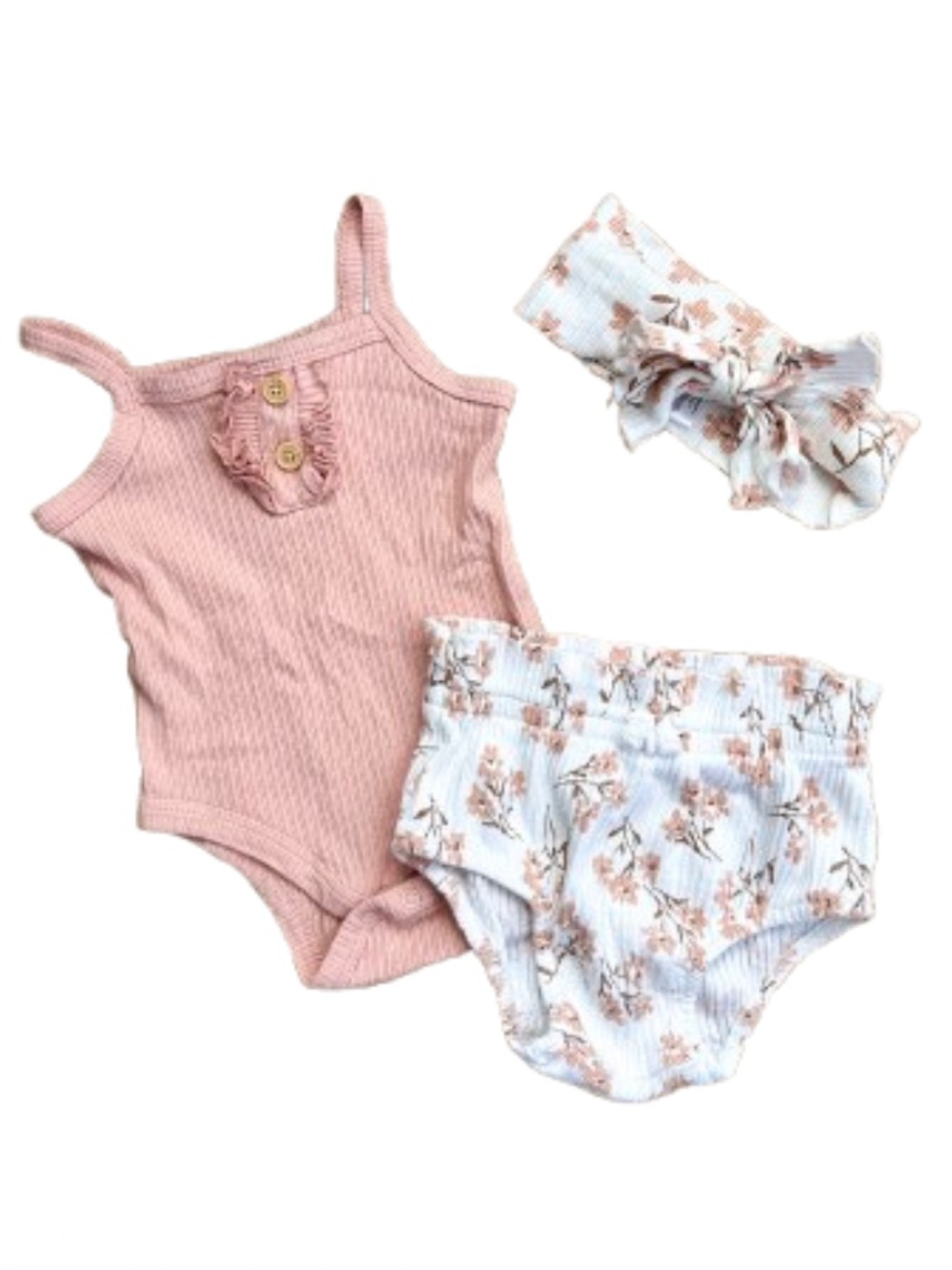 Rachel Zoe 3 Piece Baby Girl Summer Outfit